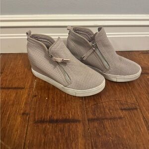 Steve Madden Taupe Wedge Sneakers